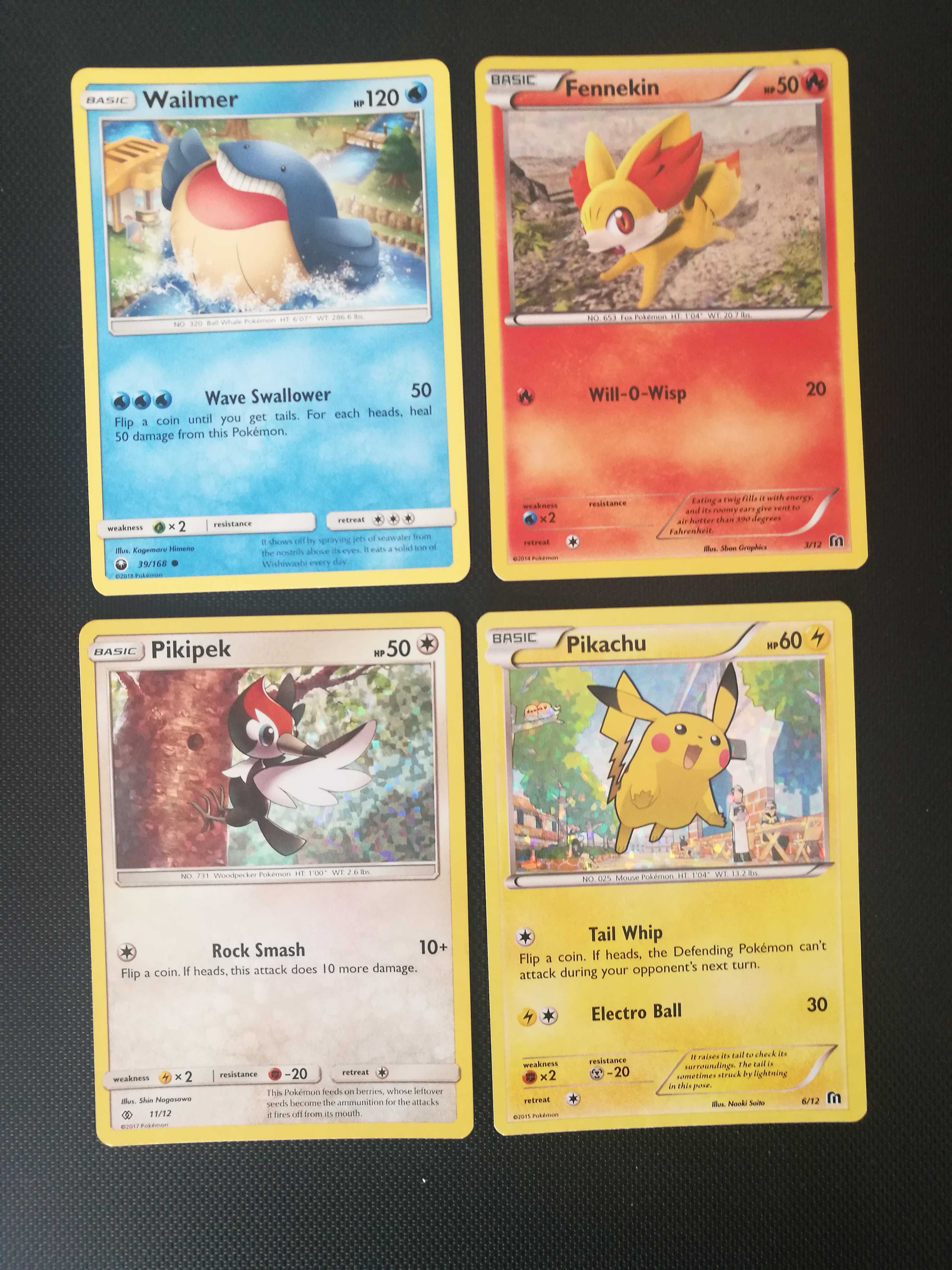 Karty Pokemon TCG Pikachu Mcdonalds Holo