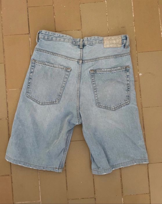 Calcoes azuis claros baggy