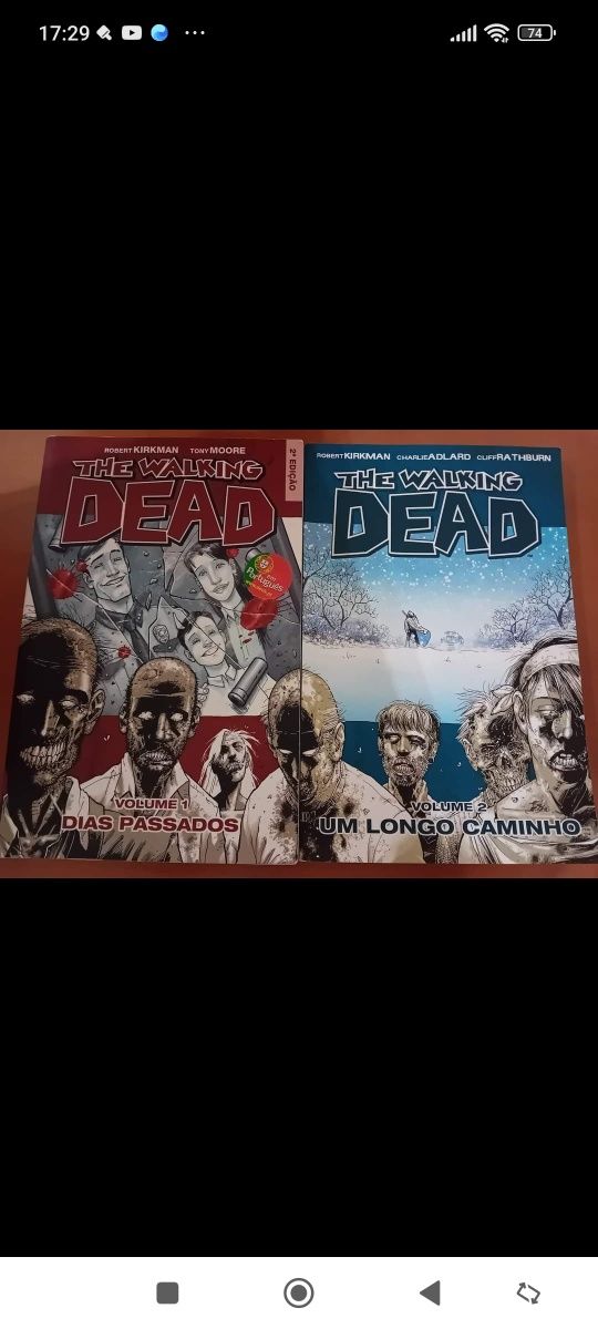 Livros Banda Desenhada " WALKING DEAD "