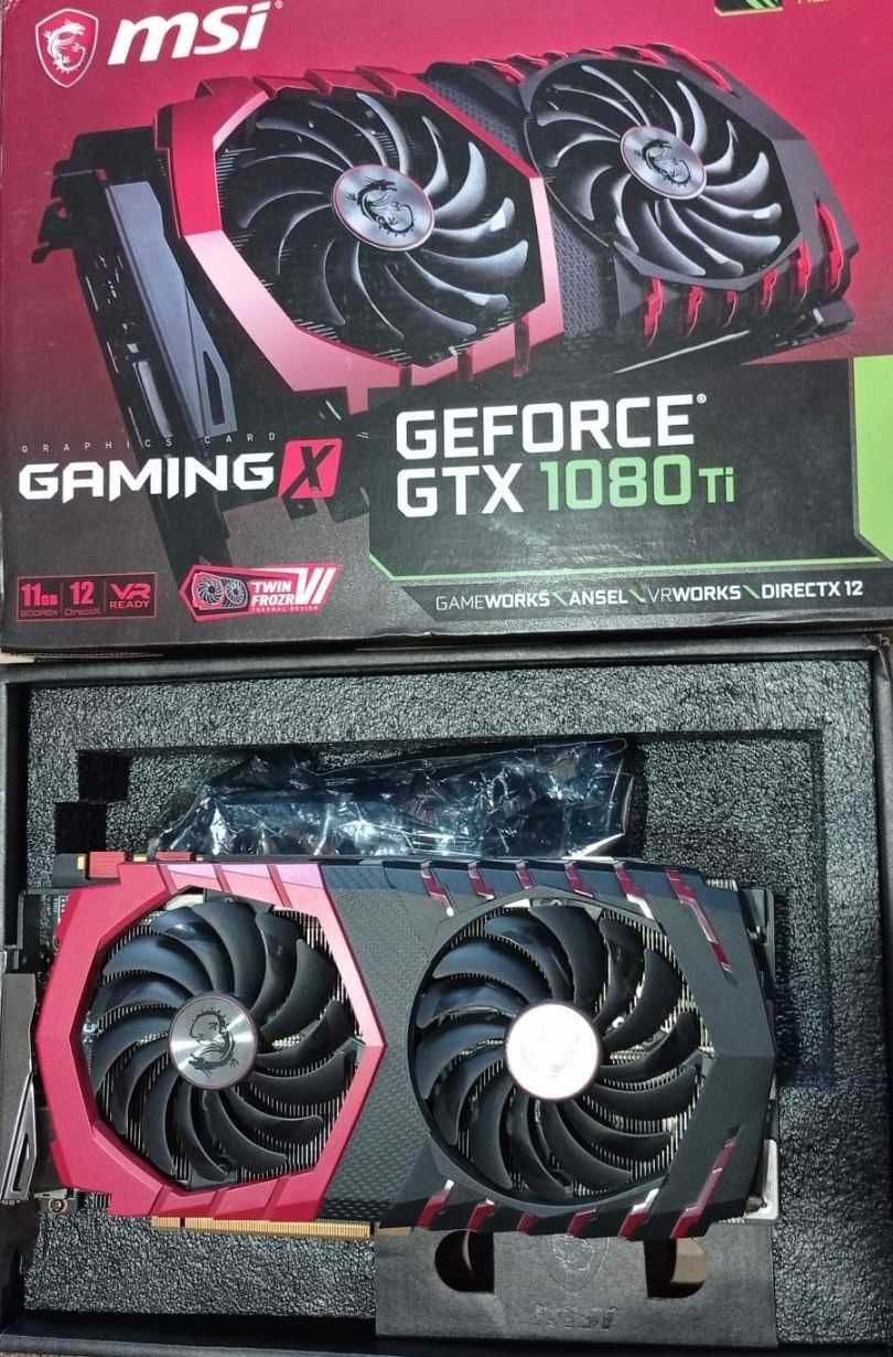 Продам видеокарту MSI GTX 1080 Ti Gaming X 11G ( лучше 3060 3060Ti )