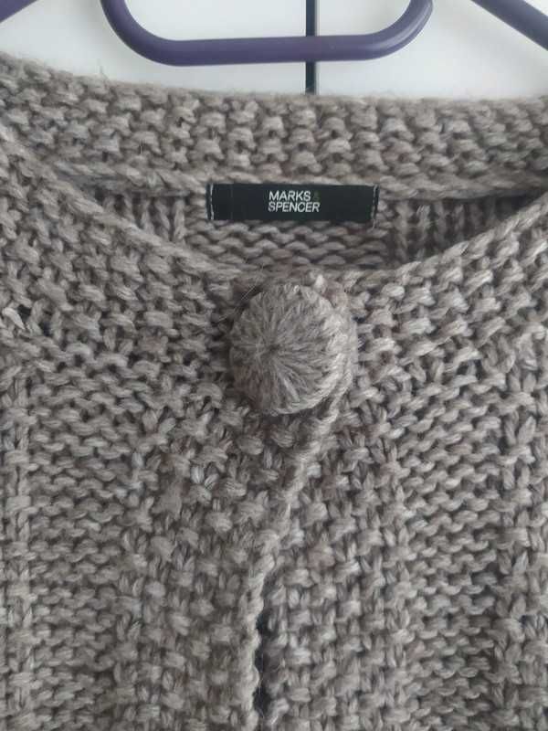 Sweterek narzutka Marks&Spencer