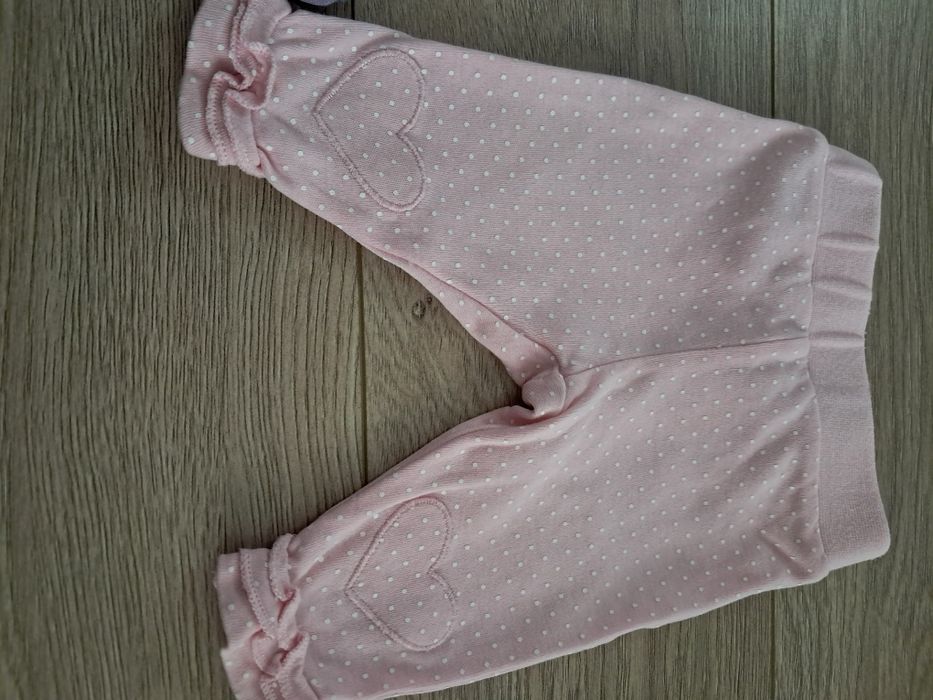 Legginsy John Lewis Baby 56 2 pary dla dziewczynki. Super legginsy sdl