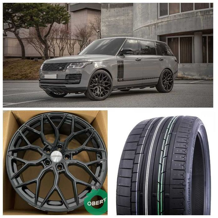 Новый комплект диски Vossen + шины R23 на Range Rover Vogue Sport