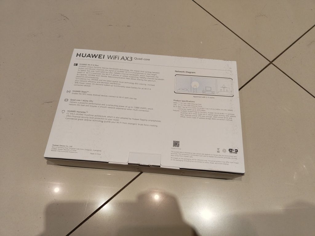 Router WiFi 6 Huawei Ax3 wifi 6 quad Core ws7200 mesh 4 rdzenie