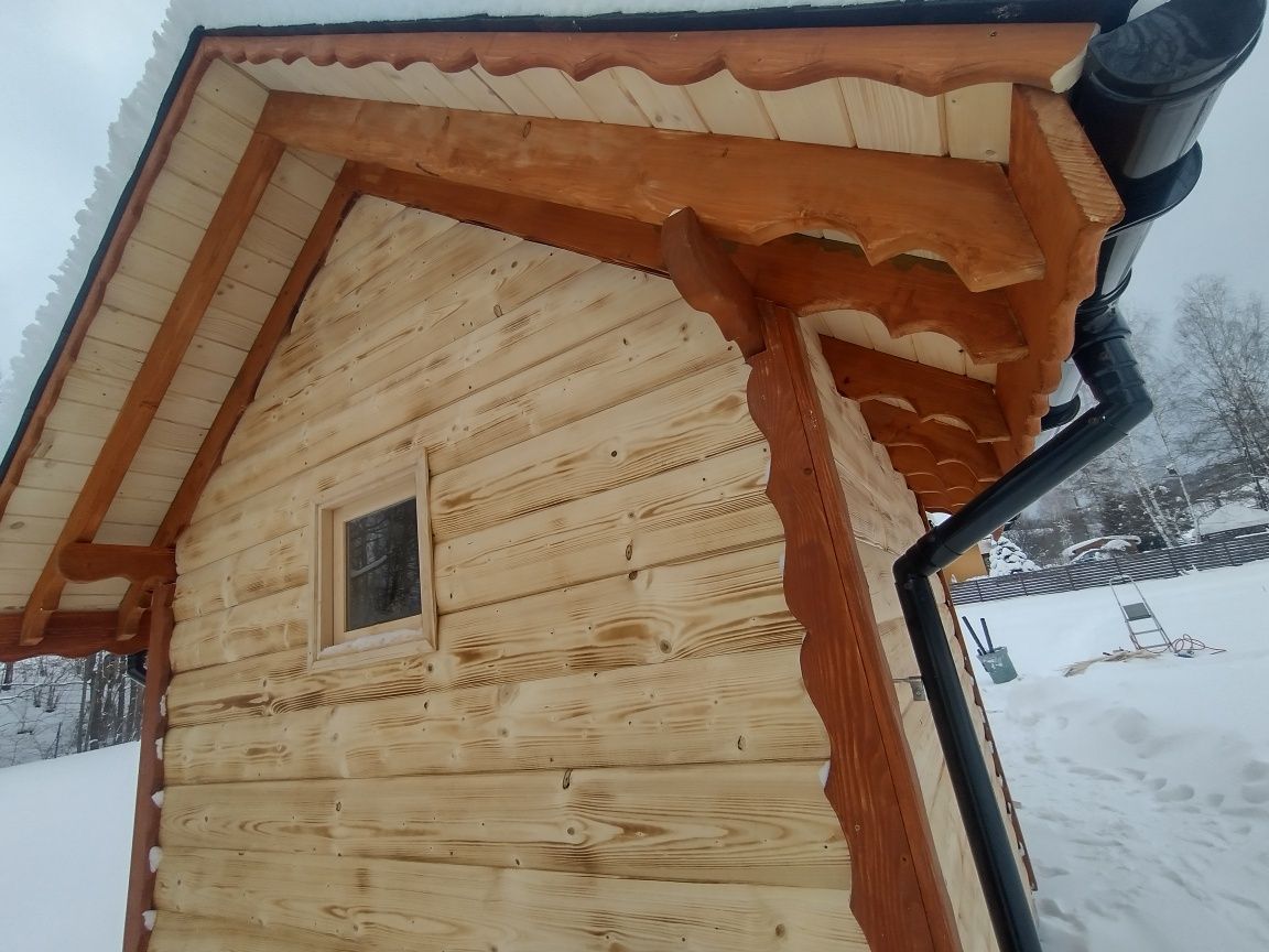 Sauna   fińska ocieplana  pół bal 19cm    producent
