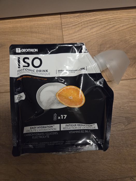 Napój izotoniczny 2 proszku ISO pomarańczowy 650 g Decathlon