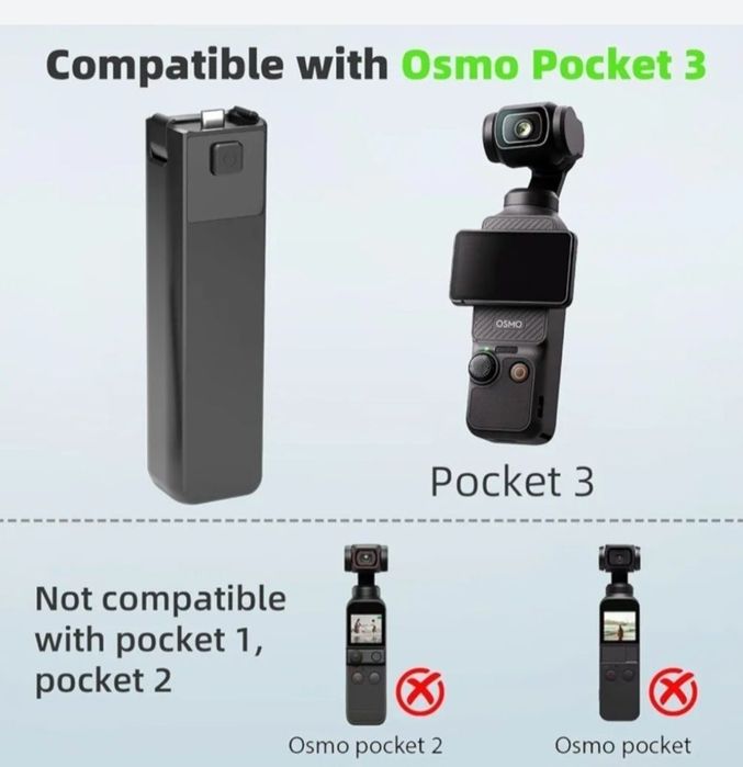 Powerbank Dji osmo pocket 3 uchwyt batetia