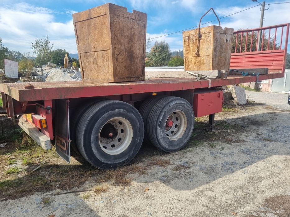 reboque estrado 2 eixos