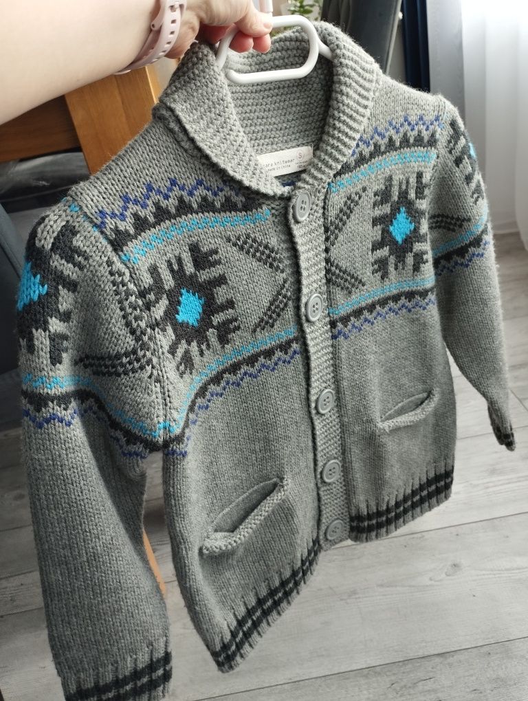 Sweter Zara chłopiec 122 cm