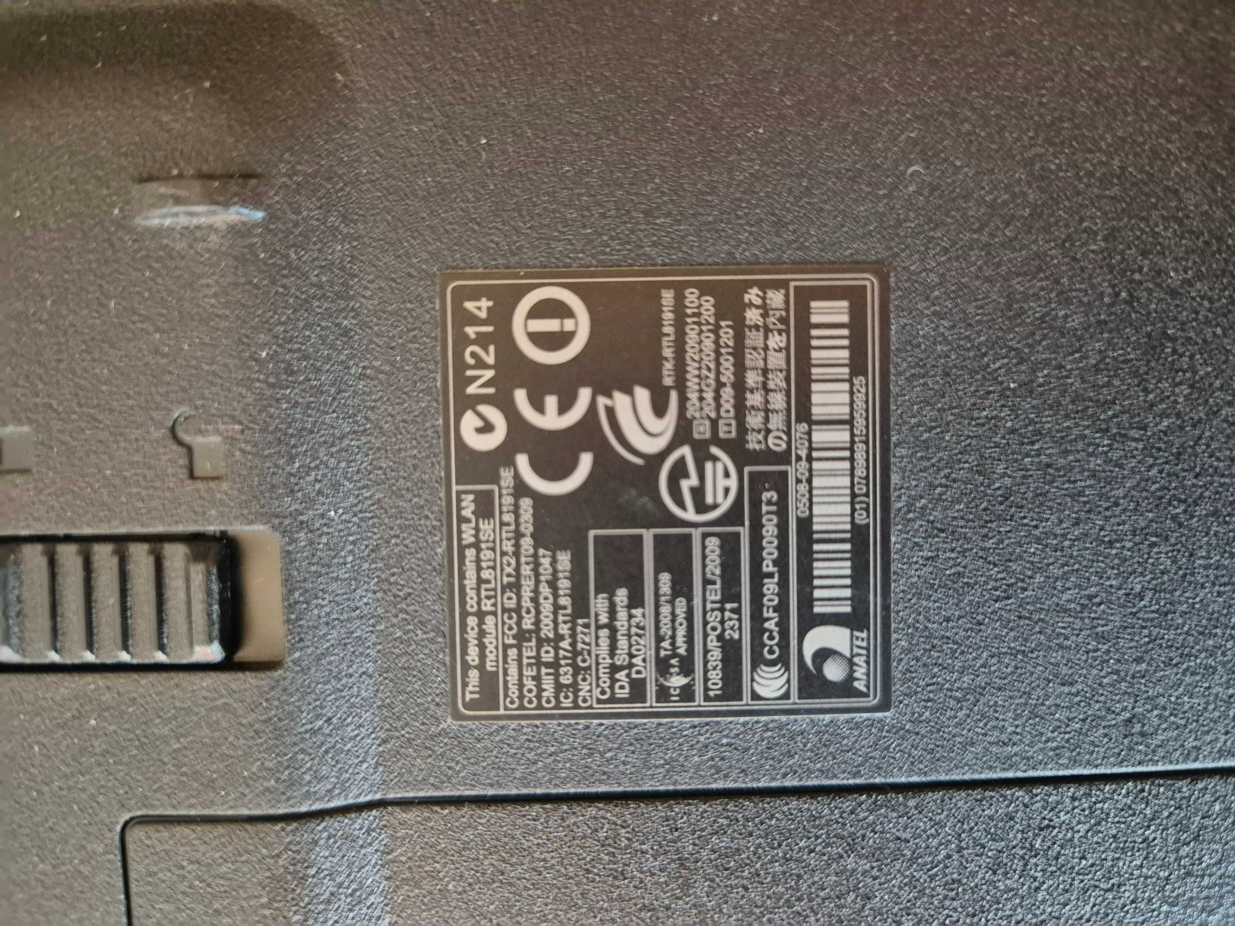 eMachines E525 Win7 RAM 4 GB DDR3 HDD 250 GB laptop Acer