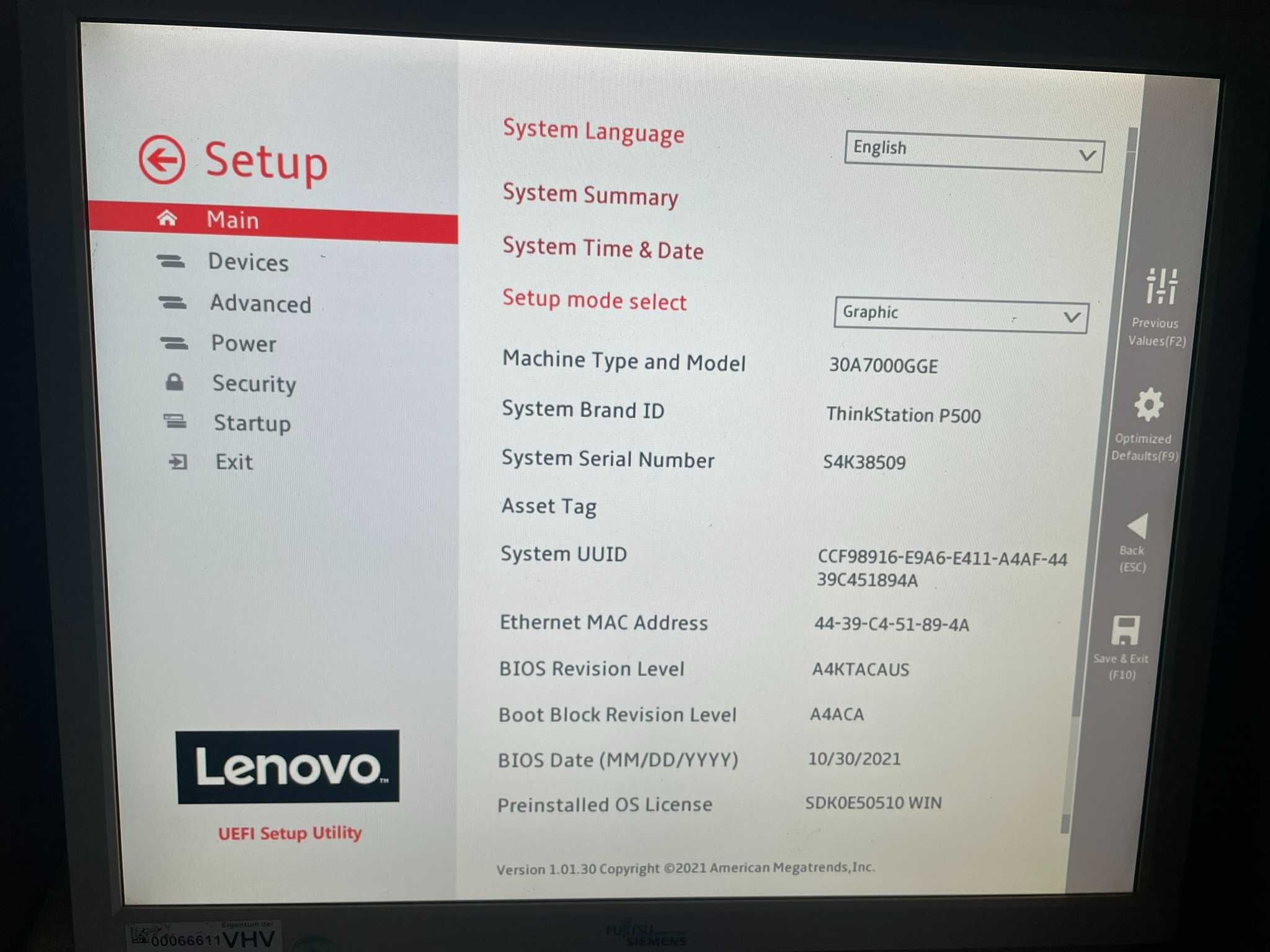 s2011 v3 Lenovo P500 V3 Xeon E5-1650 v3 8gb DDR4 ECC