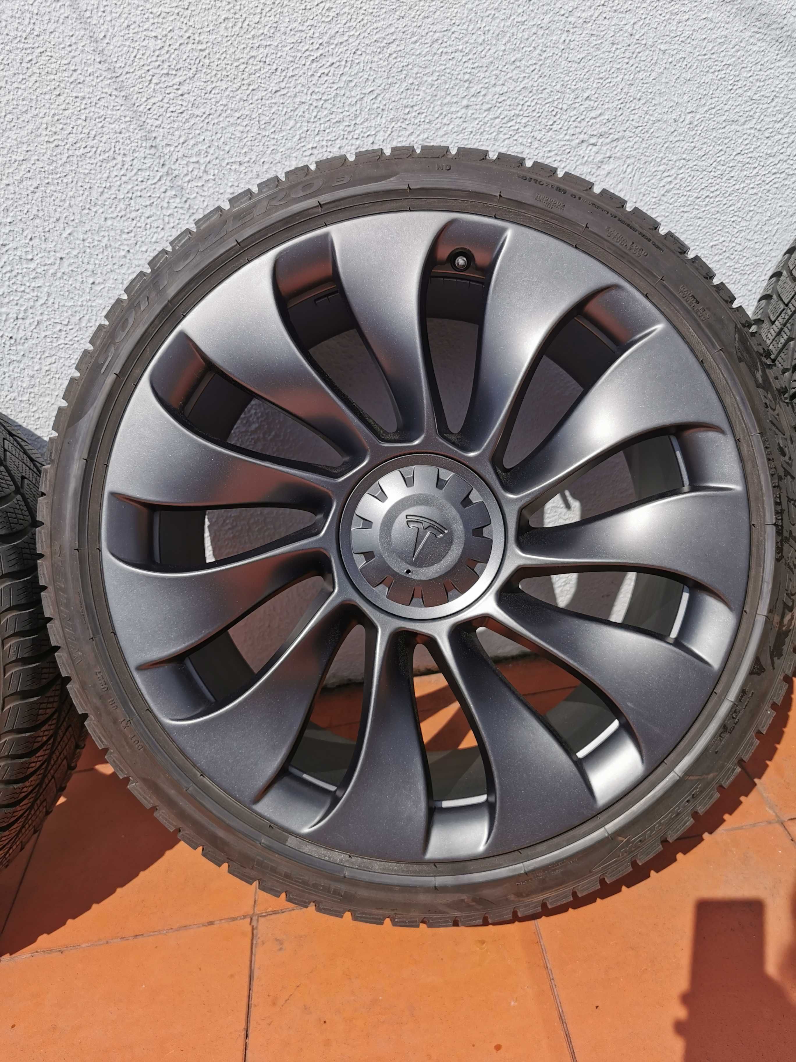 Jantes Tesla Uberturbine 21' originais + pneus