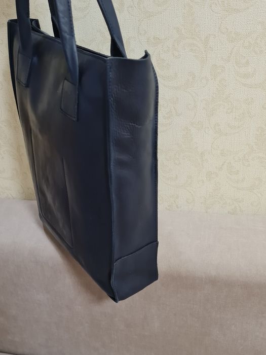 Сумка шопер натуральная кожа ручная работа