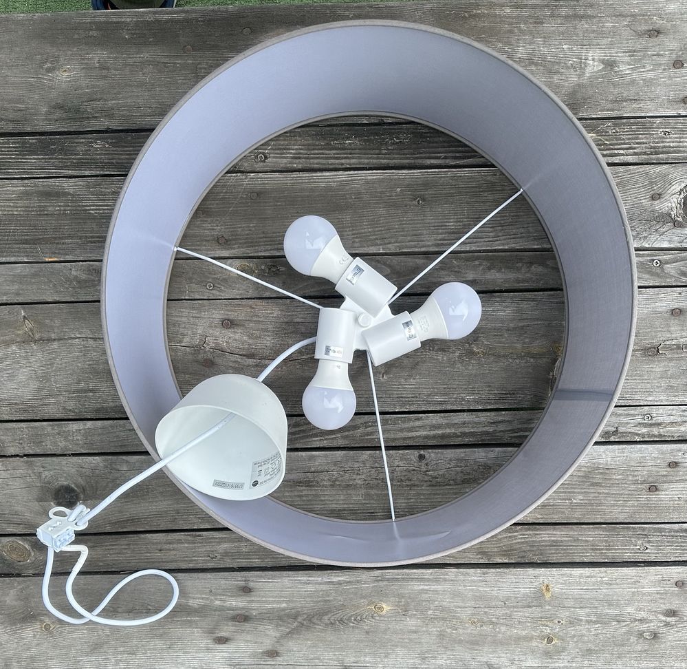 Nowoczesna lampa wisząca loft / industrialna 3xE27