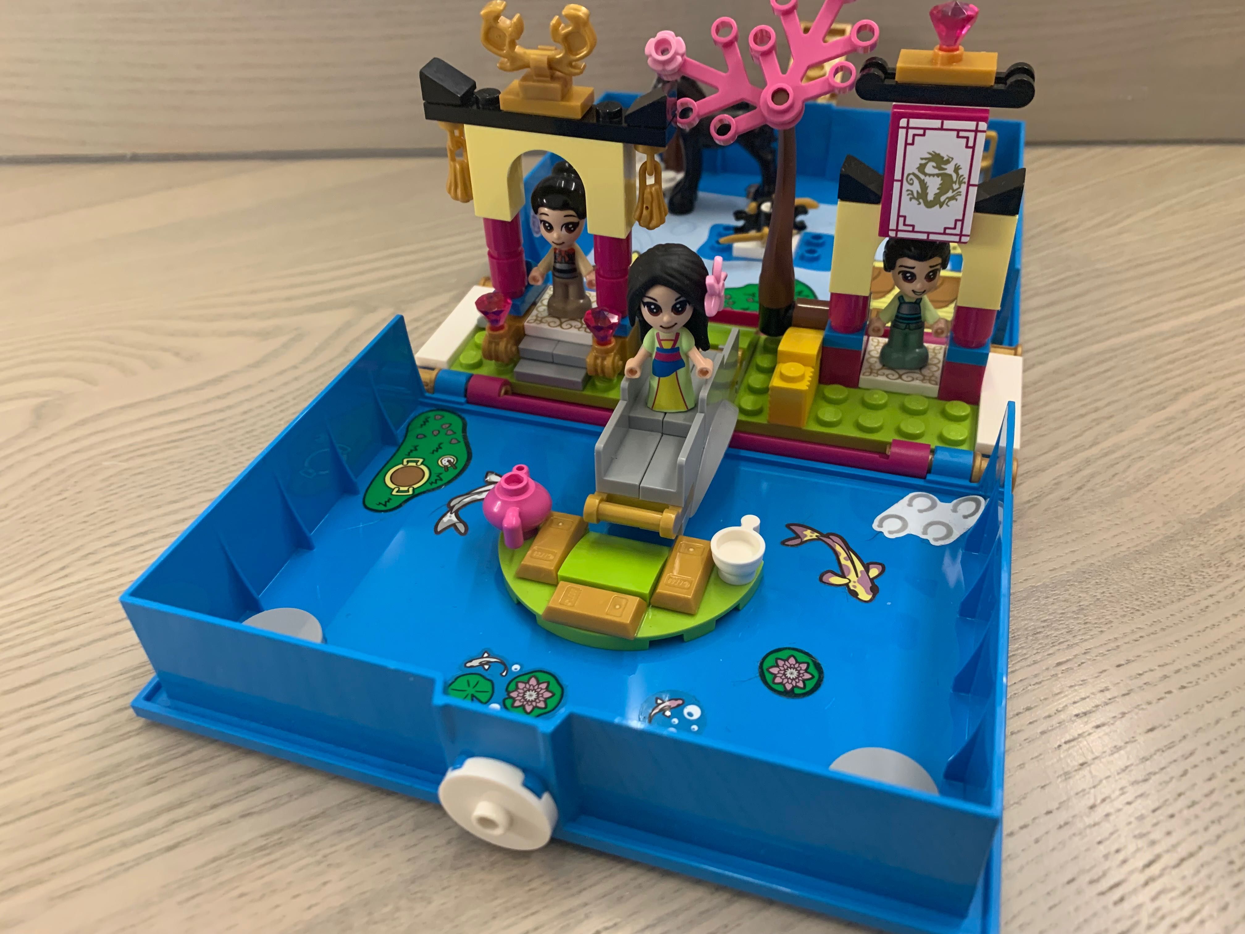 Lego Disney Princess 43174 Książka z przygodami Mulan Komplet Zadbane