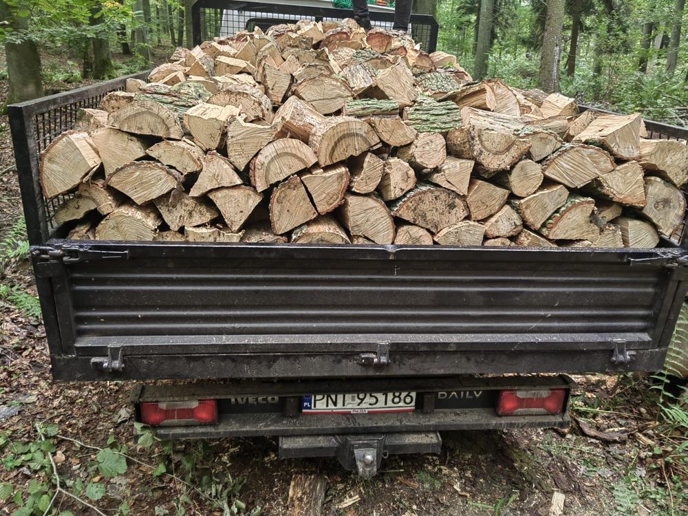 Drewno kominkowe i opałowe transport gratis