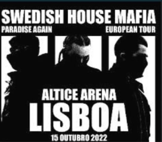 2 Bilhetes Swedish House Mafia