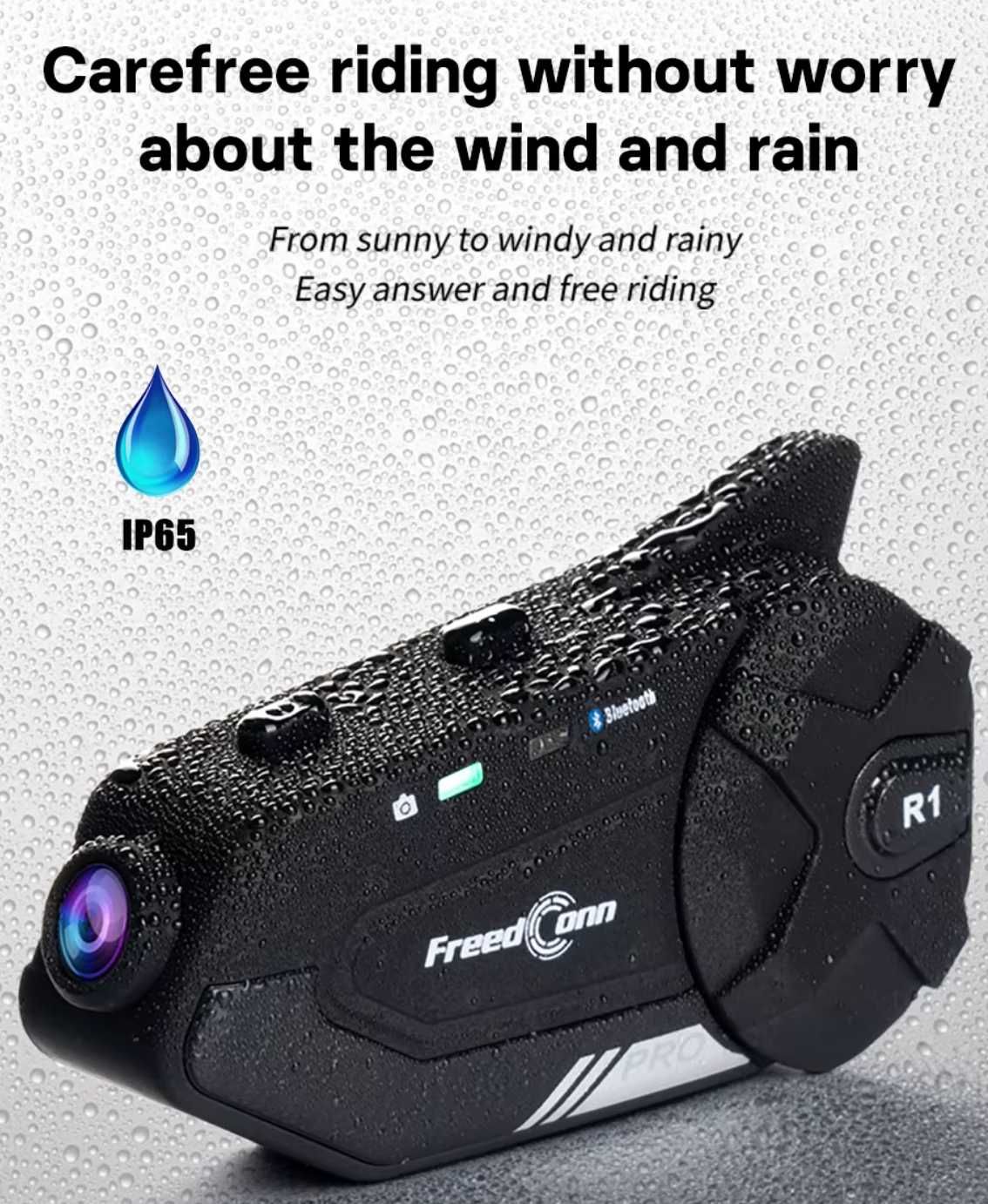 Мотогарнітура. Freedconn R1 Pro. Гарнітура