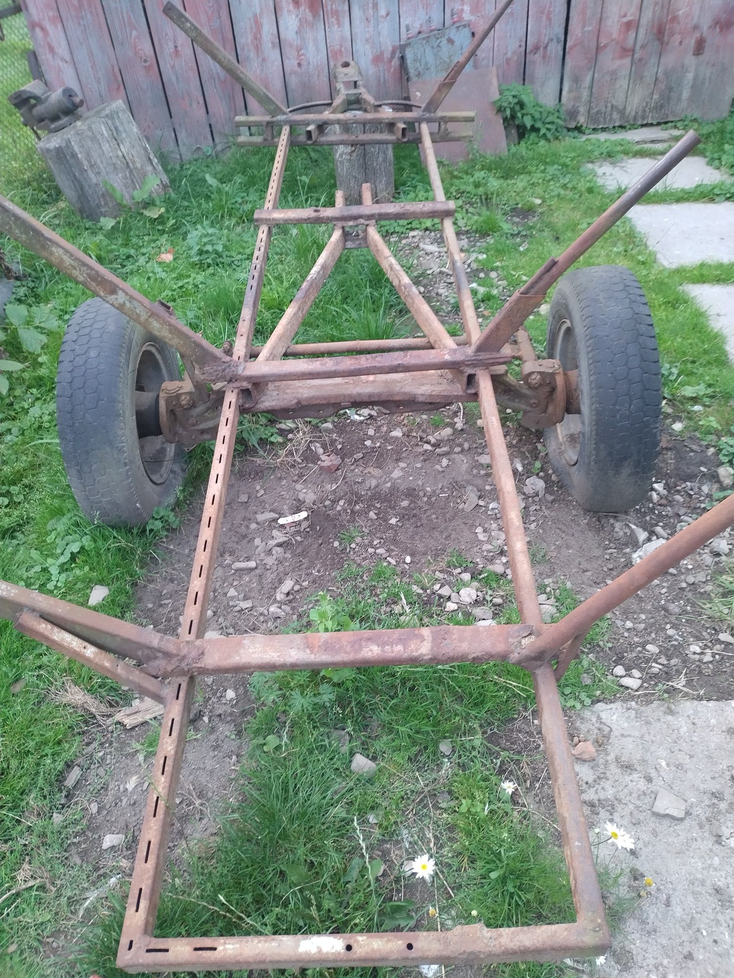 Прицеп до малого трактора