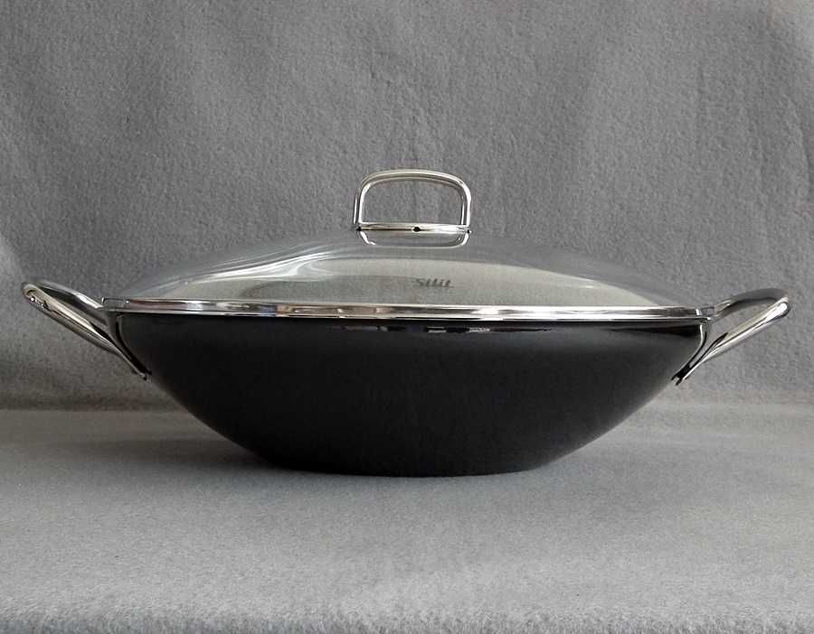 Niemiecki wok SILIT 36cm z powłoką SILARGAN, do indukcji