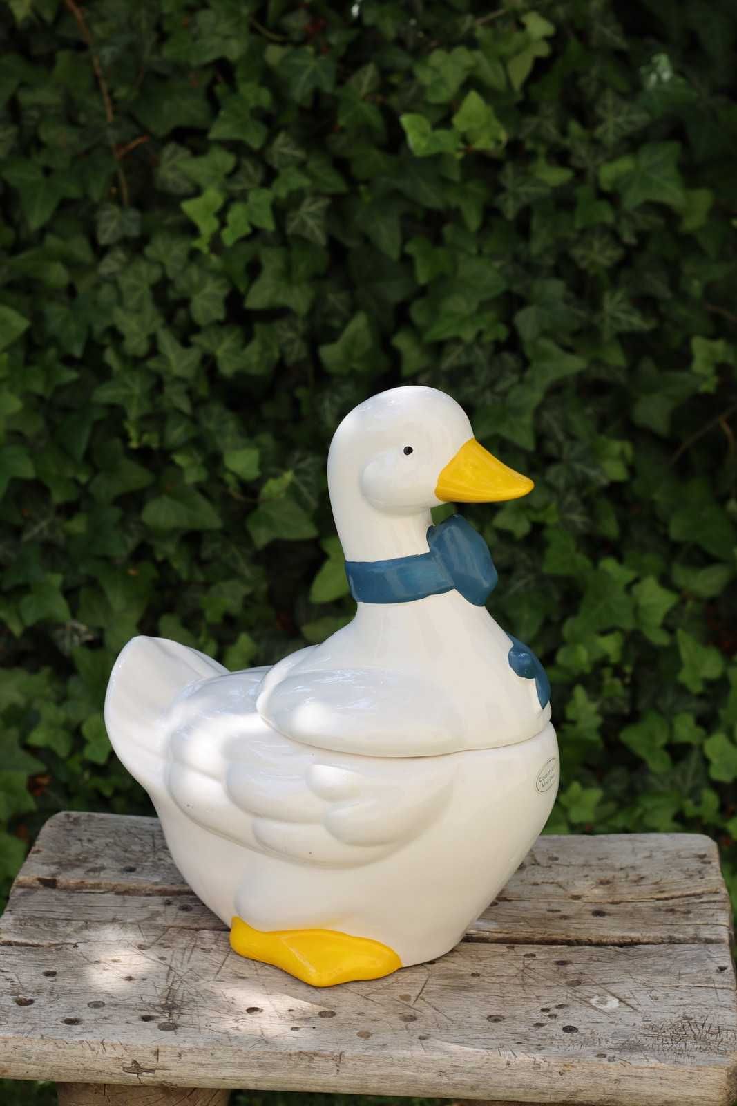 Ceramiczny pojemnik Gęś