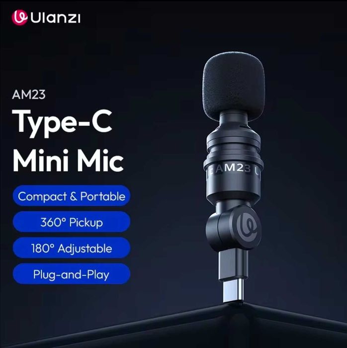 Mikrofon pojemnościowy Ulanzi AM23 złącze USB-C