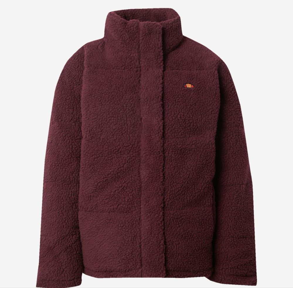 Casaco Ellesse Bordô oversized Teddy (novo)