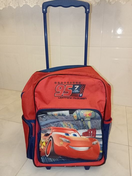 Mochila escolar com troley do Faísca
