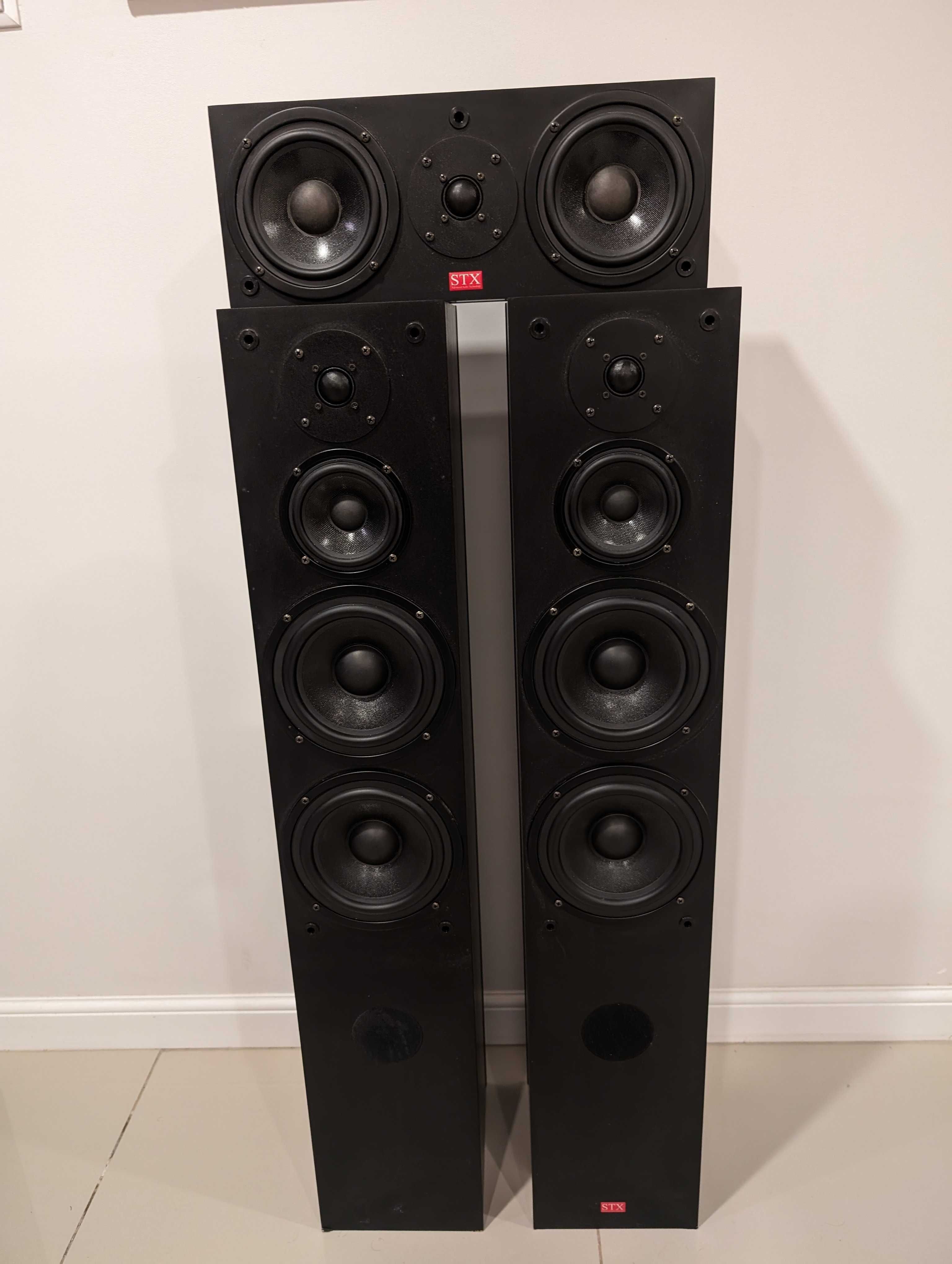 Kolumny STX F-200n 2szt + STX C-200n 1szt - KOMPLET