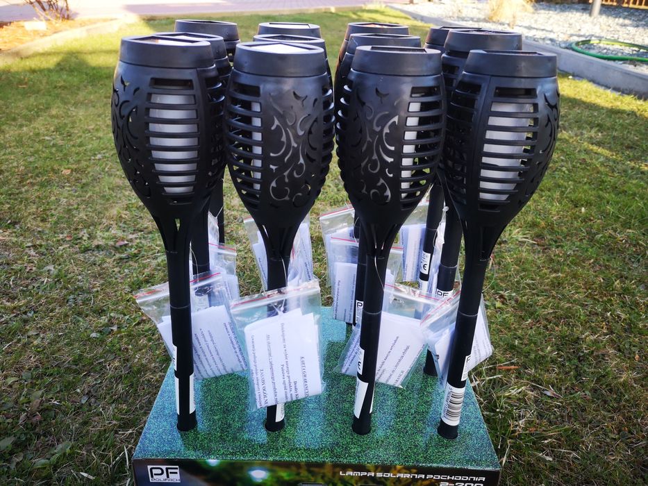 Lampy Solarne płomienie kominka Polski producent