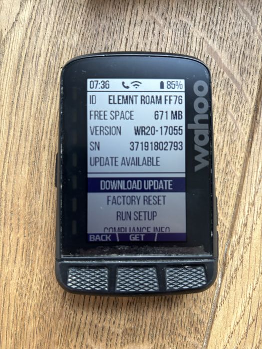 Licznik Wahoo Roam v1