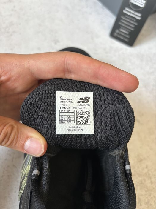 ОРИГІНАЛ! Кросівки New balance 1000 cordura чорні | 44.5