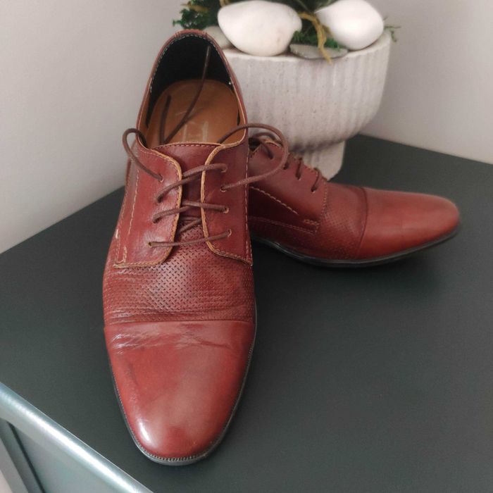 Eleganckie buty dla chłopca 37 komunia wesele