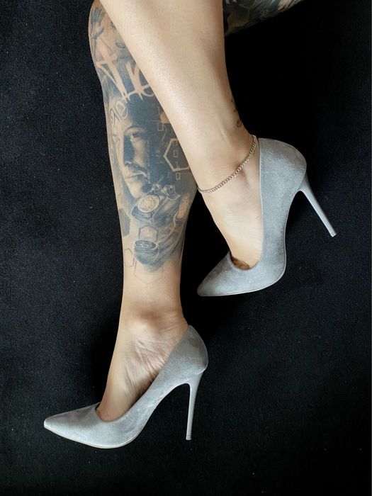 Nowe szare szpilki VICES 38