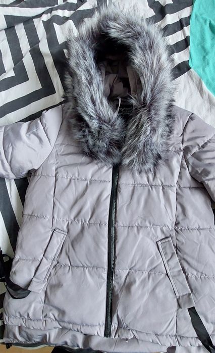 Kurtka puchowa szara