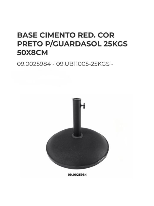 Guarda-Sois de Jardim várias Cores e medidas e Bases.