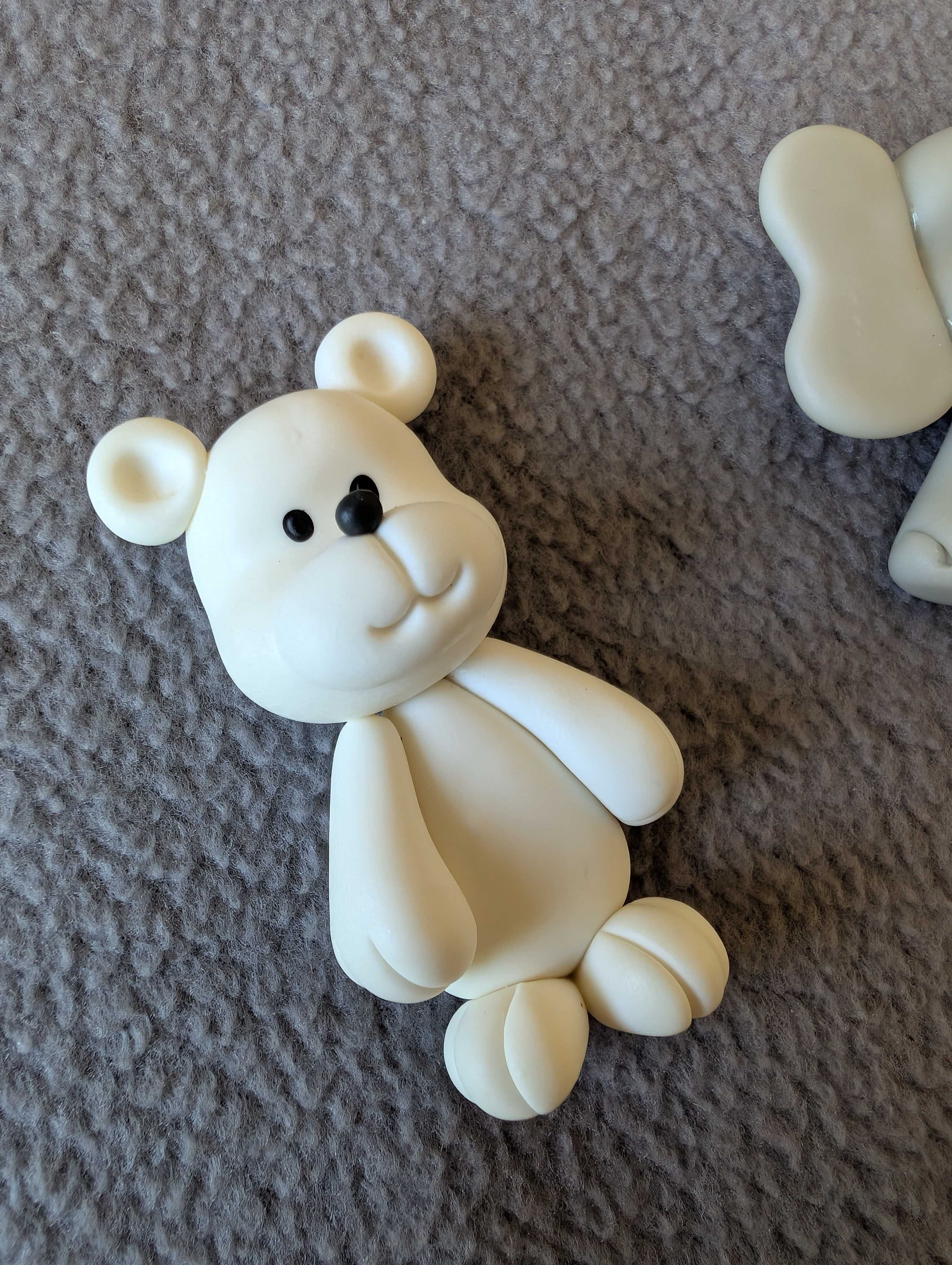 Elefante e Urso em fimo