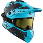 Kask na skuter śnieżny CKX Titan Climb Mat Light Blue 3XL