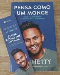 Pensa como um Monge, de Jay Shetty. Portes incluídos.