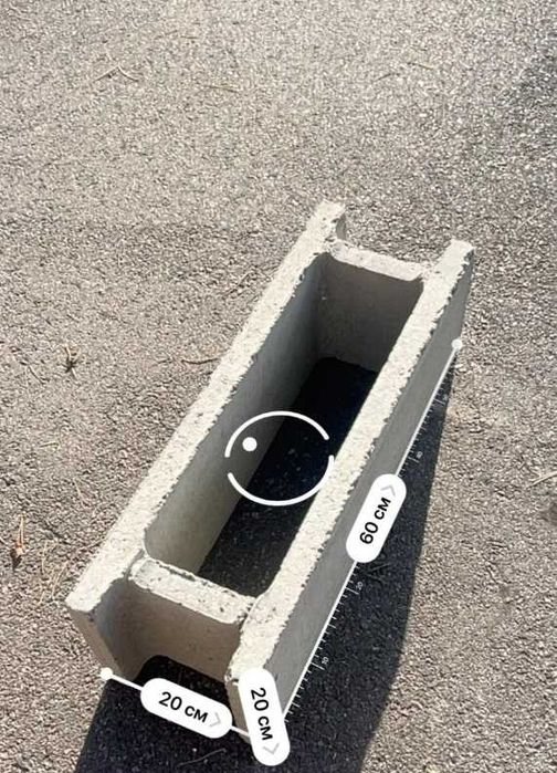 Опалубка, блок незнімної опалубки, блок для фундаменту