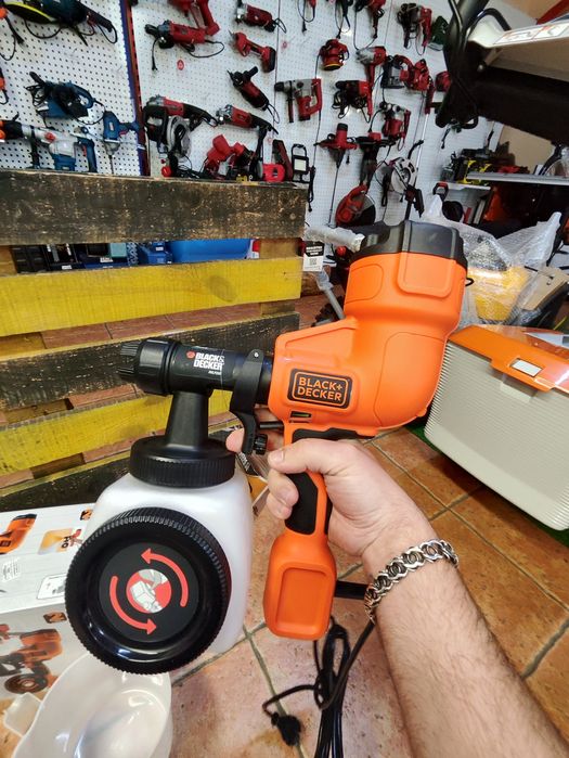 Краскопульт BLACK+DECKER HVLP200/400ватт/сетевой/Гарант2/Днепр