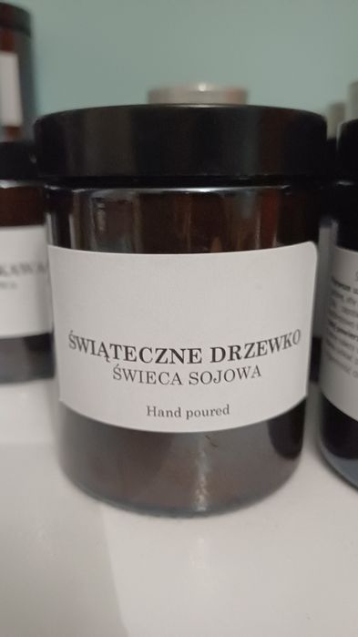 Świeca sojowa 180ml Świąteczne drzewko