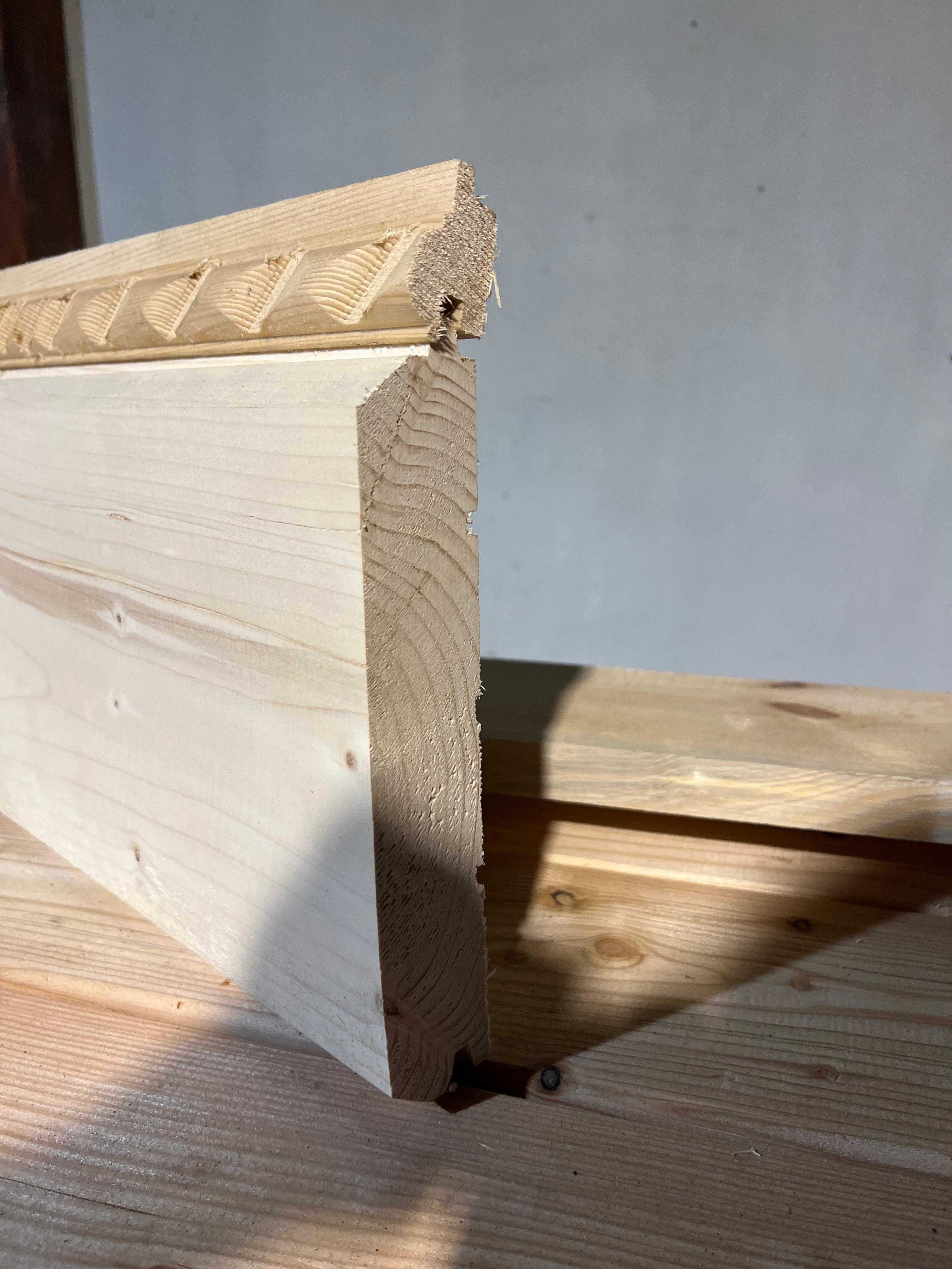 20X3 CM Deski elewacyjne podbitkaPłazyImitacjaBala styl górski warkocz