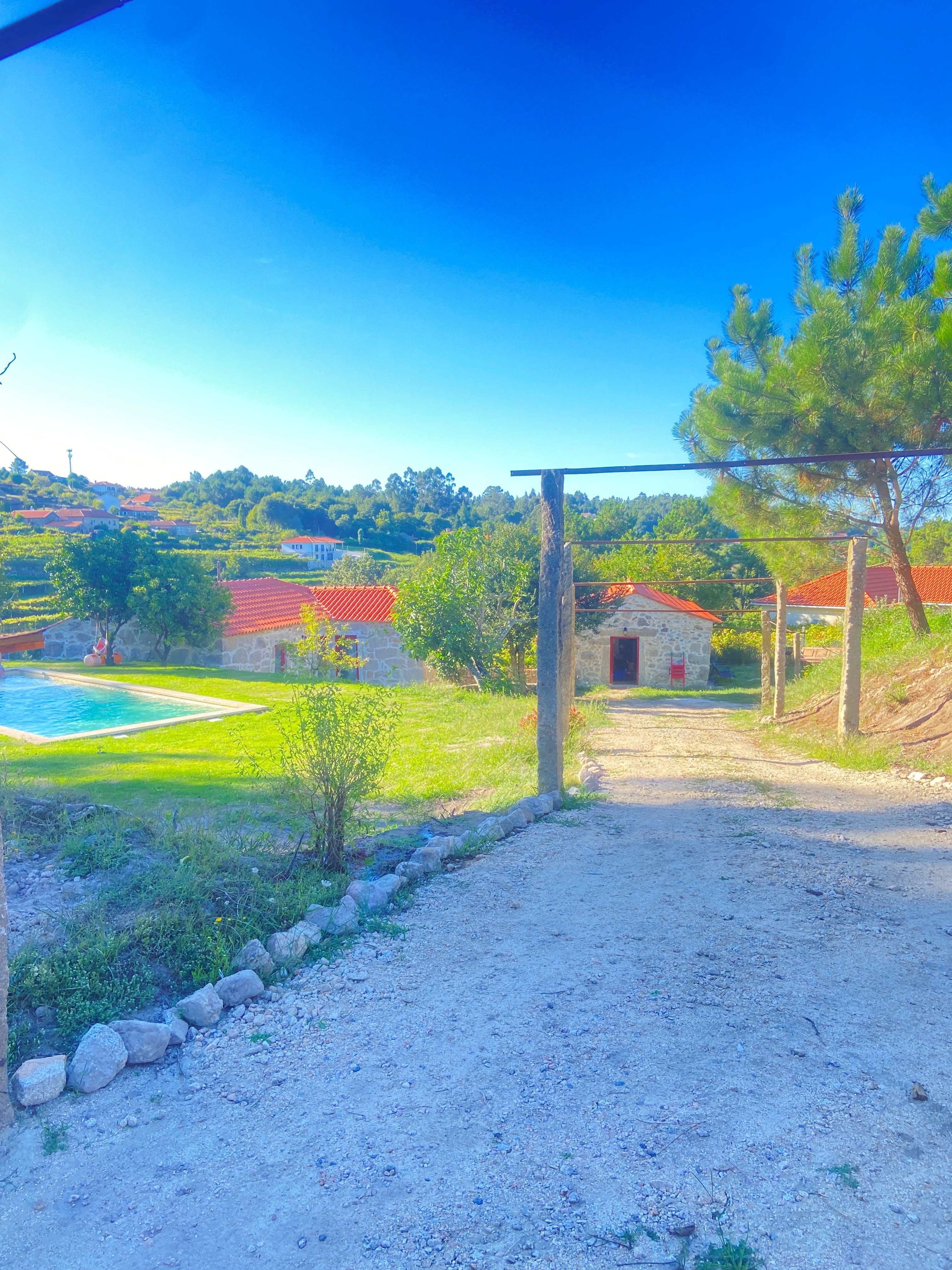 Casa rural em paredes de Coura- piscina,AC