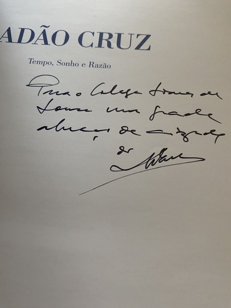 Livro Adão Cruz Tempo, Sonho e Razão de Adão Cruz
