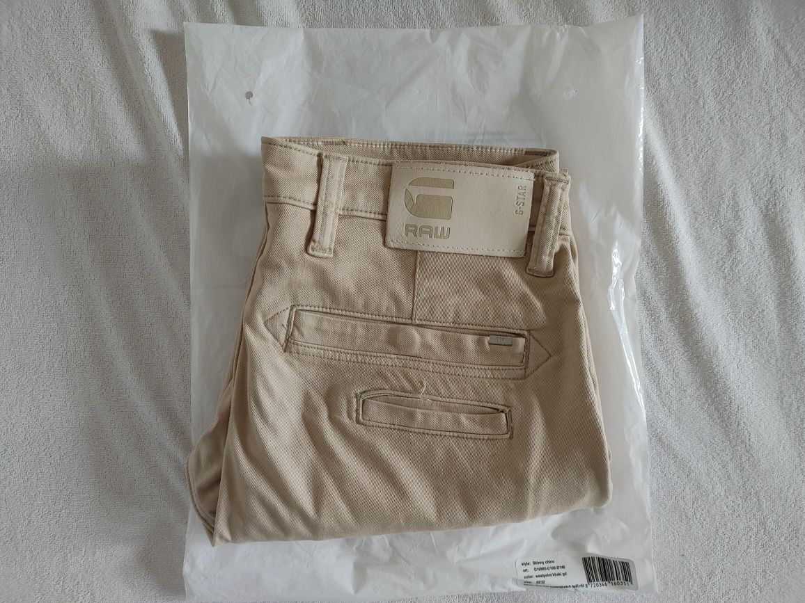 Calças G-Star Raw skinny chino, 32W 32L NOVAS!