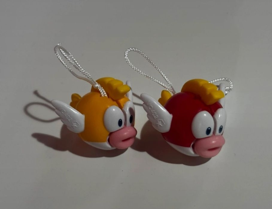 2x Figuras Cheep Cheep - Super Mario Kinder Joy