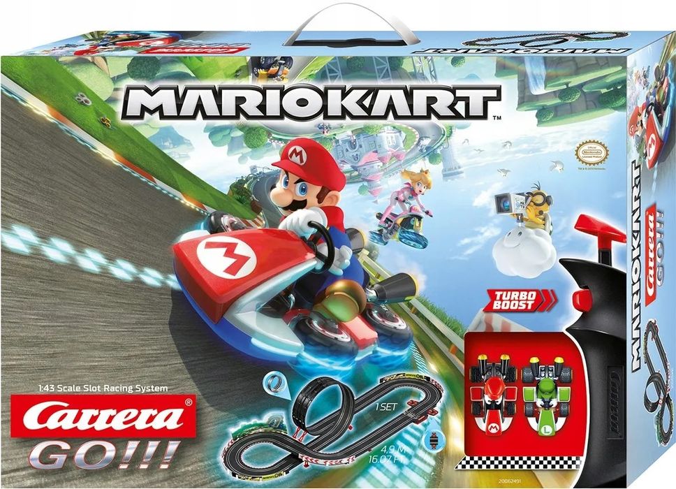 Tor samochodowy Carrera Racebaan 4,9m Nintendo Mario Kart Luigi