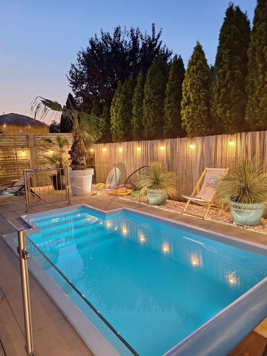 Basen ogrodowy basen poliestrowy wkopany