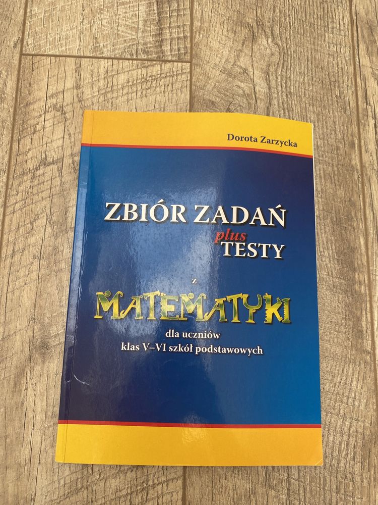 Matematyka dla klasy 5 i 6 szkoły podstawowej zbiór zadan i testy